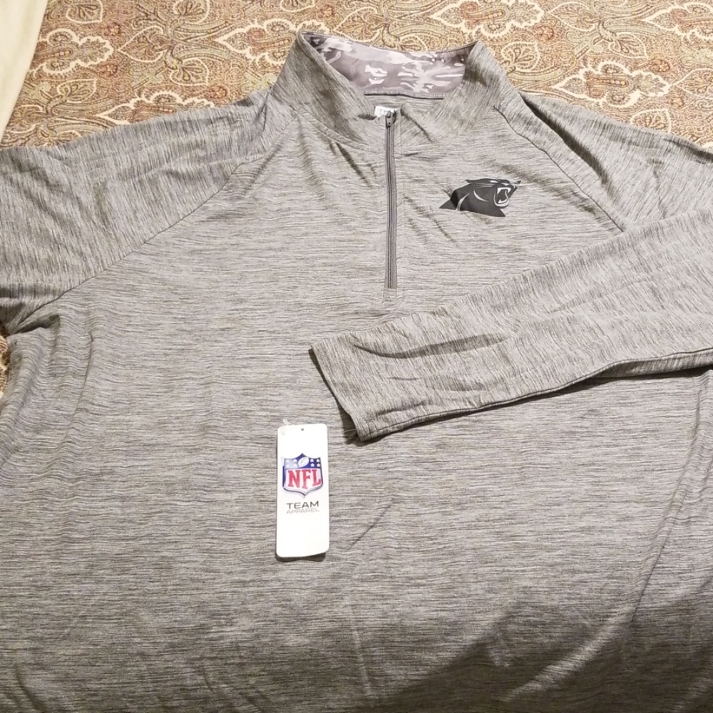 1/4 zip pullover Carolina Panthers lightweight